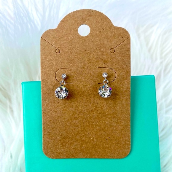 Swarovski Rhinestone Crystal Charm Earrings - Picture 3 of 4